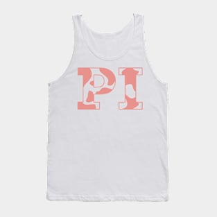 Pi Cow Pattern Tank Top